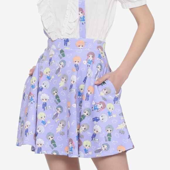 HOT TOPIC x Fruits Basket Suspender Skirt - Picture 1 of 8